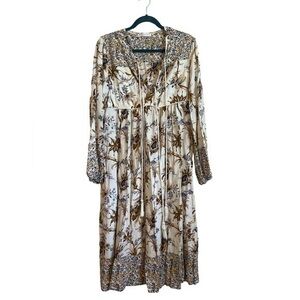 R Vivimos  Beautiful Cottagecore Prairie Fall Transition Dress Size Small